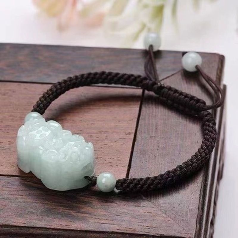 Jewelry & Watches Bench - Natural Jadeite A-grade Pixiu Bracelet for