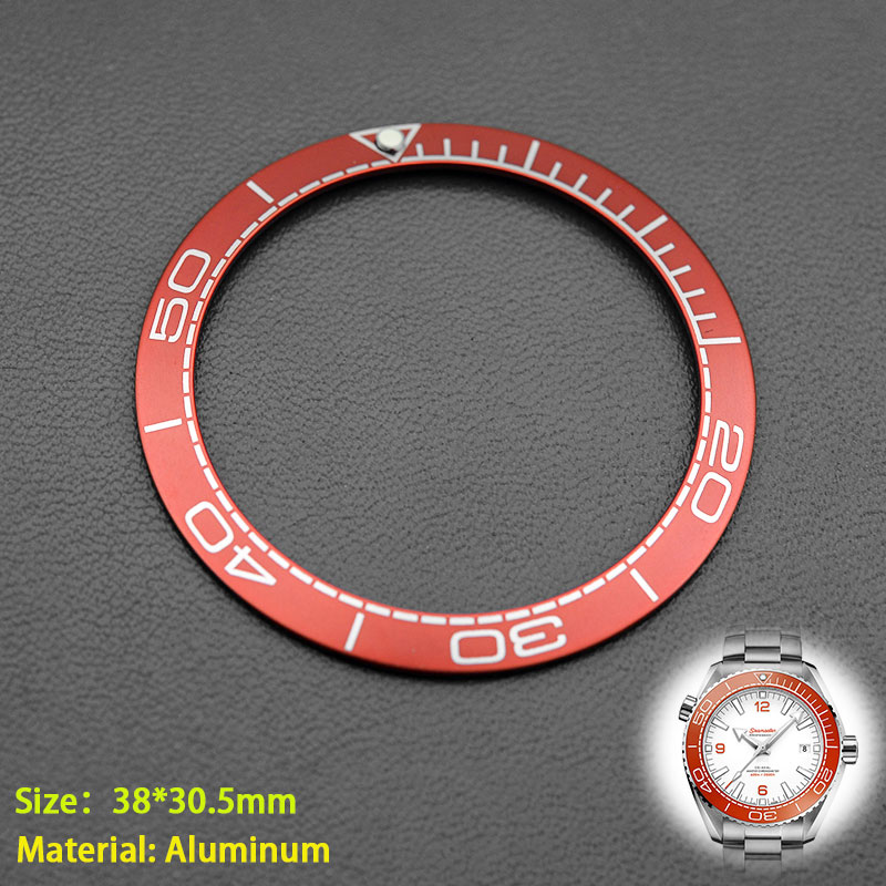 Omega Watch Seamaster - 38*30.5mm Watch Sloping Aluminum Bezel Insert