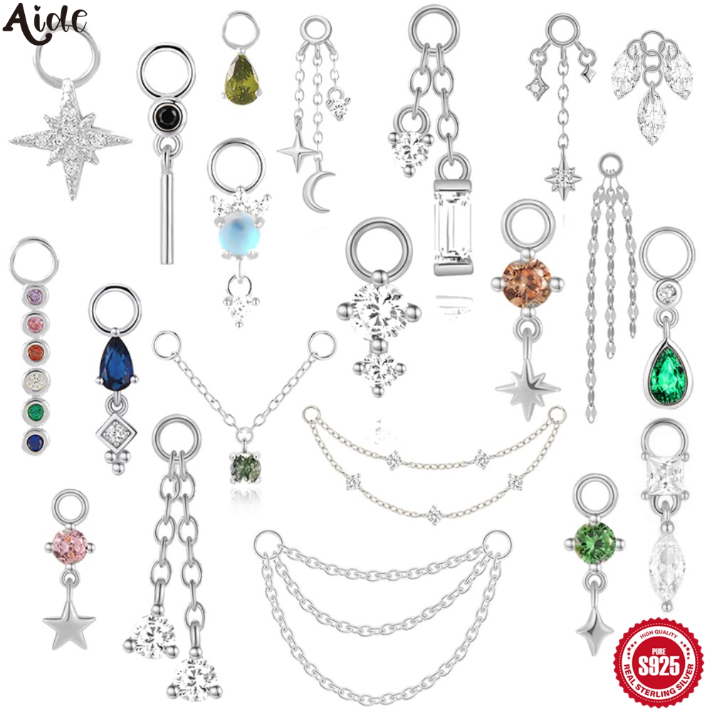 Opal Earrings Dangle - Aide Tassel Charms DIY Opal Pendant
