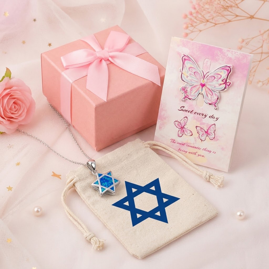Jewelry & Watches Bench - Star of David Opal Pendant Necklace