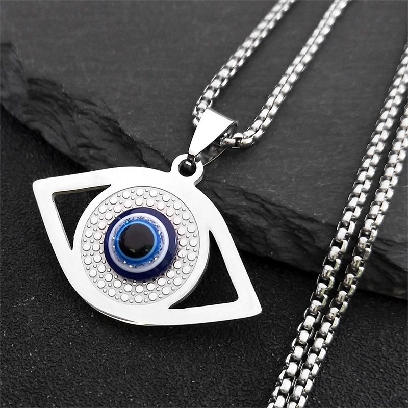 Jewelry & Watches Bench - Islam Hamsa Evil Blue Eye Necklace