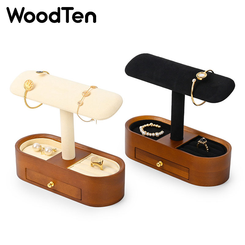 WoodTen Watch Display Stand wi - Watches Jewelry Holder ulasan dan harga