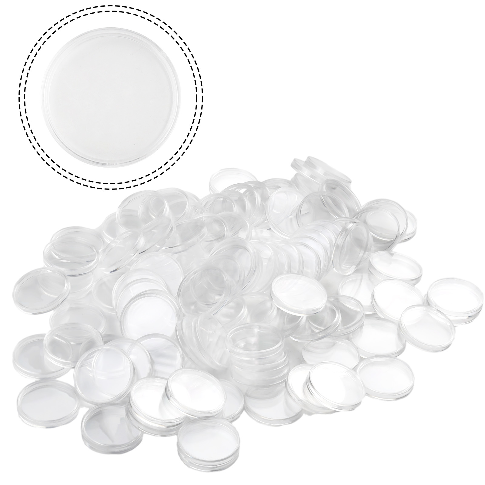 100 Clear Plastic Coin Capsule - Collectors Coins Jewelry & Watches Of Smithtown Reviews ulasan dan harga