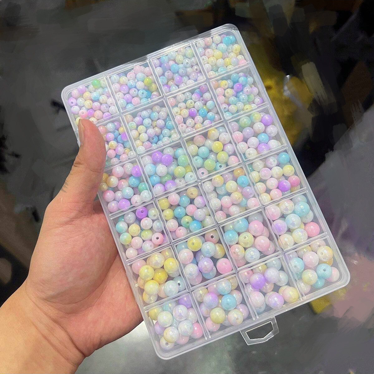 800pcs/24 grid set box 6mm/8mm - Fine Jewelry & Watches Photos ulasan dan harga
