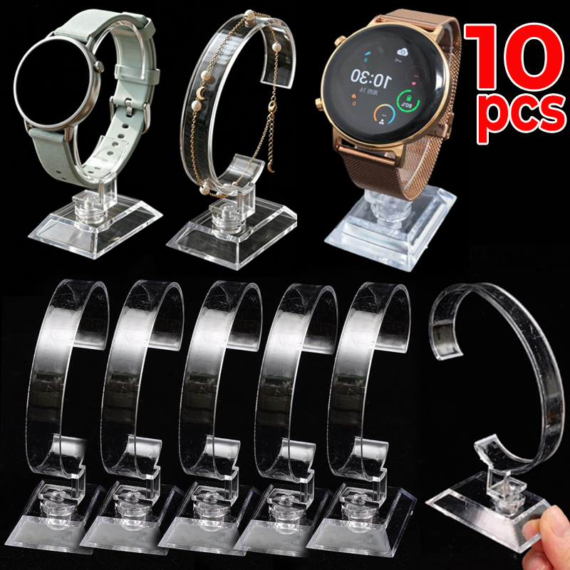 Transparent Watch Display Stan - Watches Jewelry Holder ulasan dan harga
