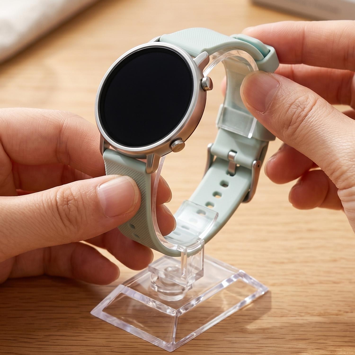 Transparent Watch Display Stan - Watches Jewelry Holder ulasan dan harga