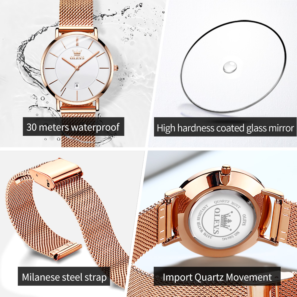 OLEVS Woman Watch 5869 Elegant - Jewelry And Watches ulasan dan harga