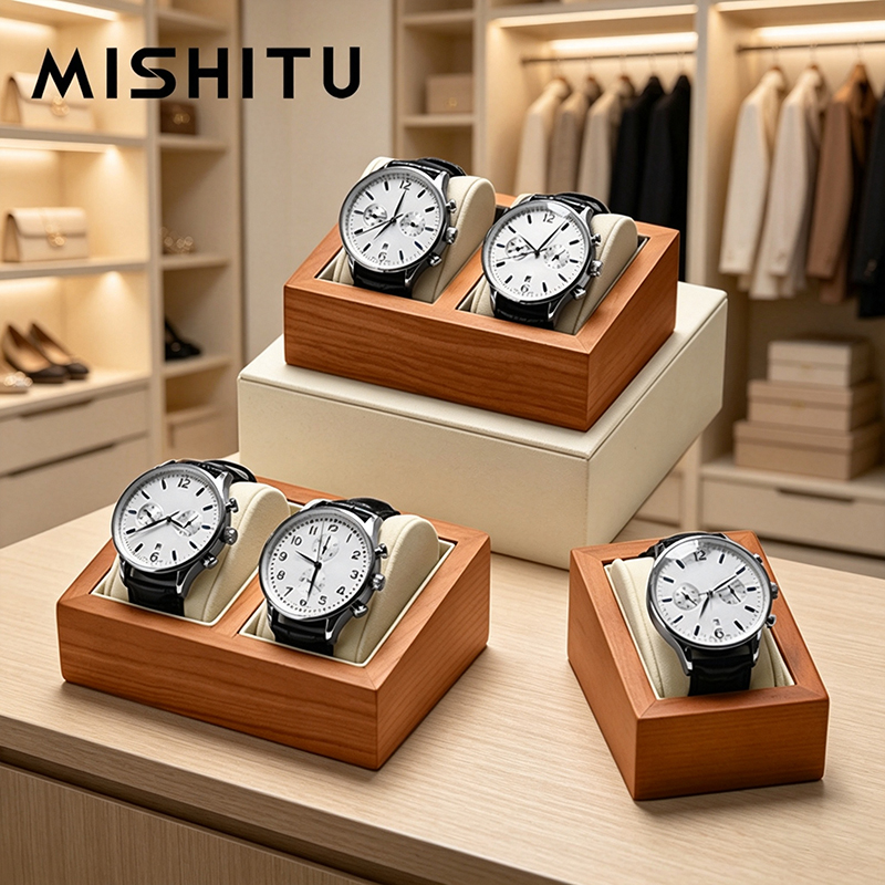 MISHITU Solid Wood Watch Stora - Watch Display Box ulasan dan harga