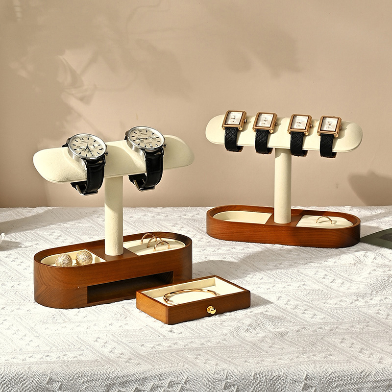 Oirlv Solid Wood Watch Organiz - Watches Jewelry Holder ulasan dan harga