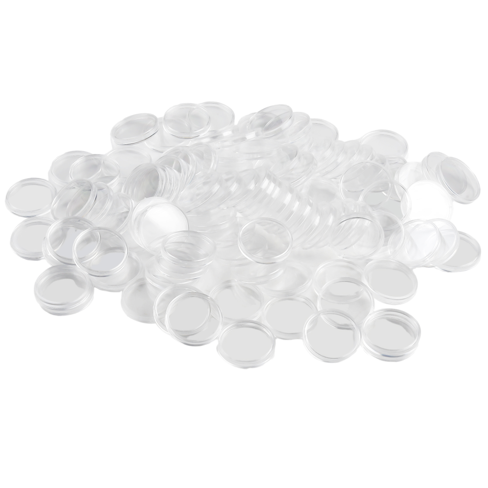 100Pcs Transparent Plastic Rou - Collectors Coins Jewelry & Watches Of Smithtown Reviews ulasan dan harga