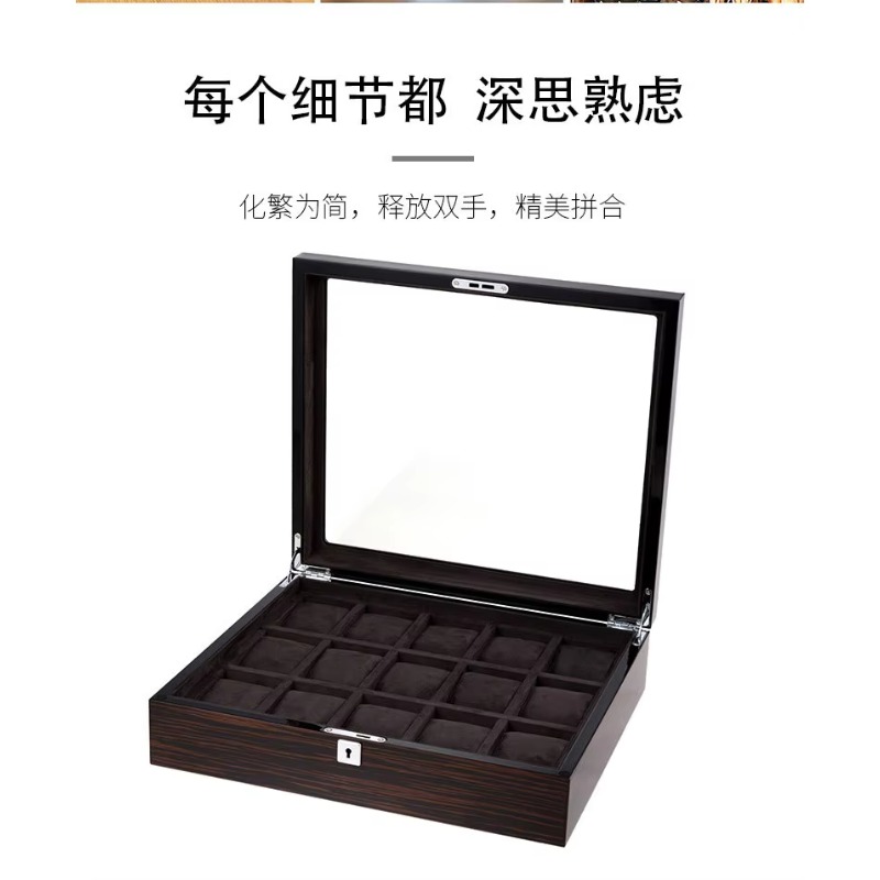 Hxl wooden piano lacquer multi - Watch Display Box ulasan dan harga