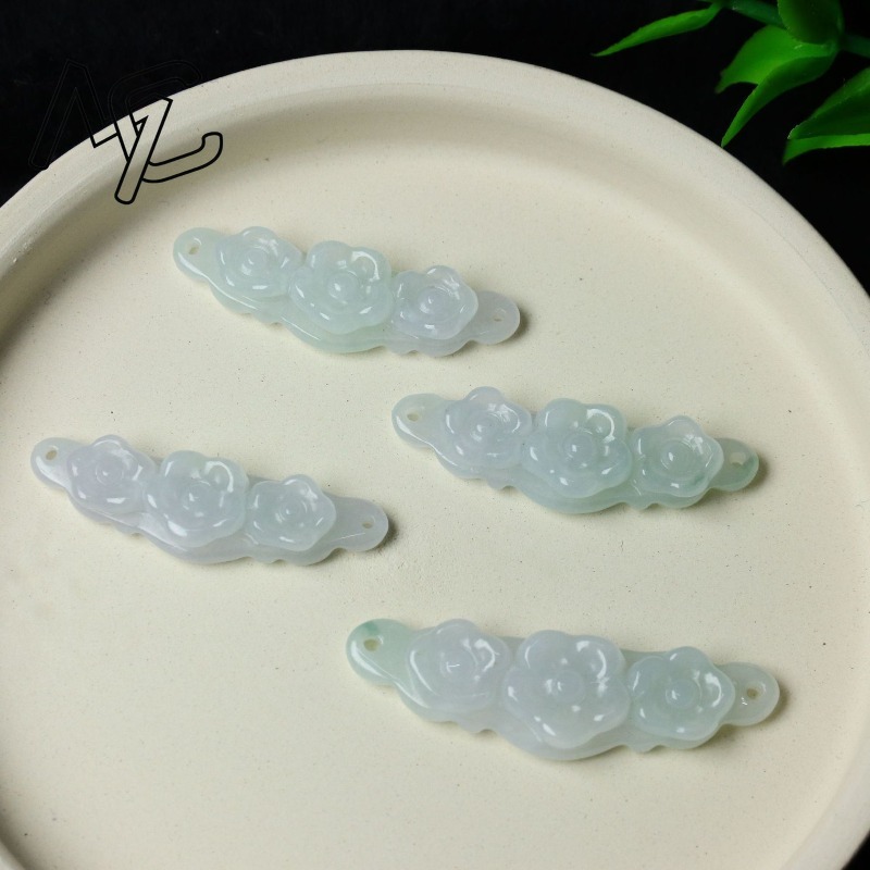 1pc Natural Jadeite Emerald Fl - Jewelry & Watches Bench ulasan dan harga