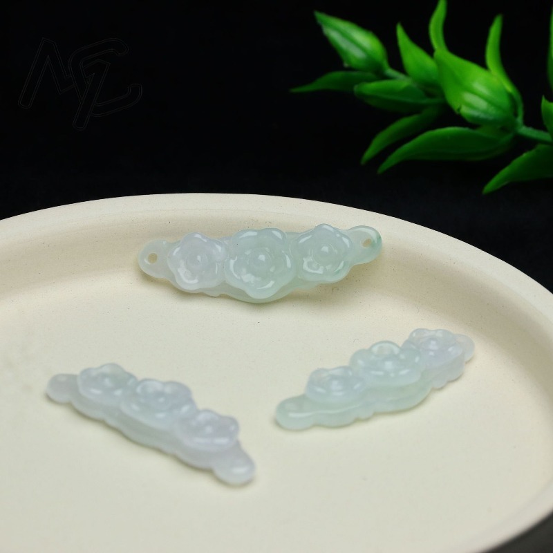 1pc Natural Jadeite Emerald Fl - Jewelry & Watches Bench ulasan dan harga