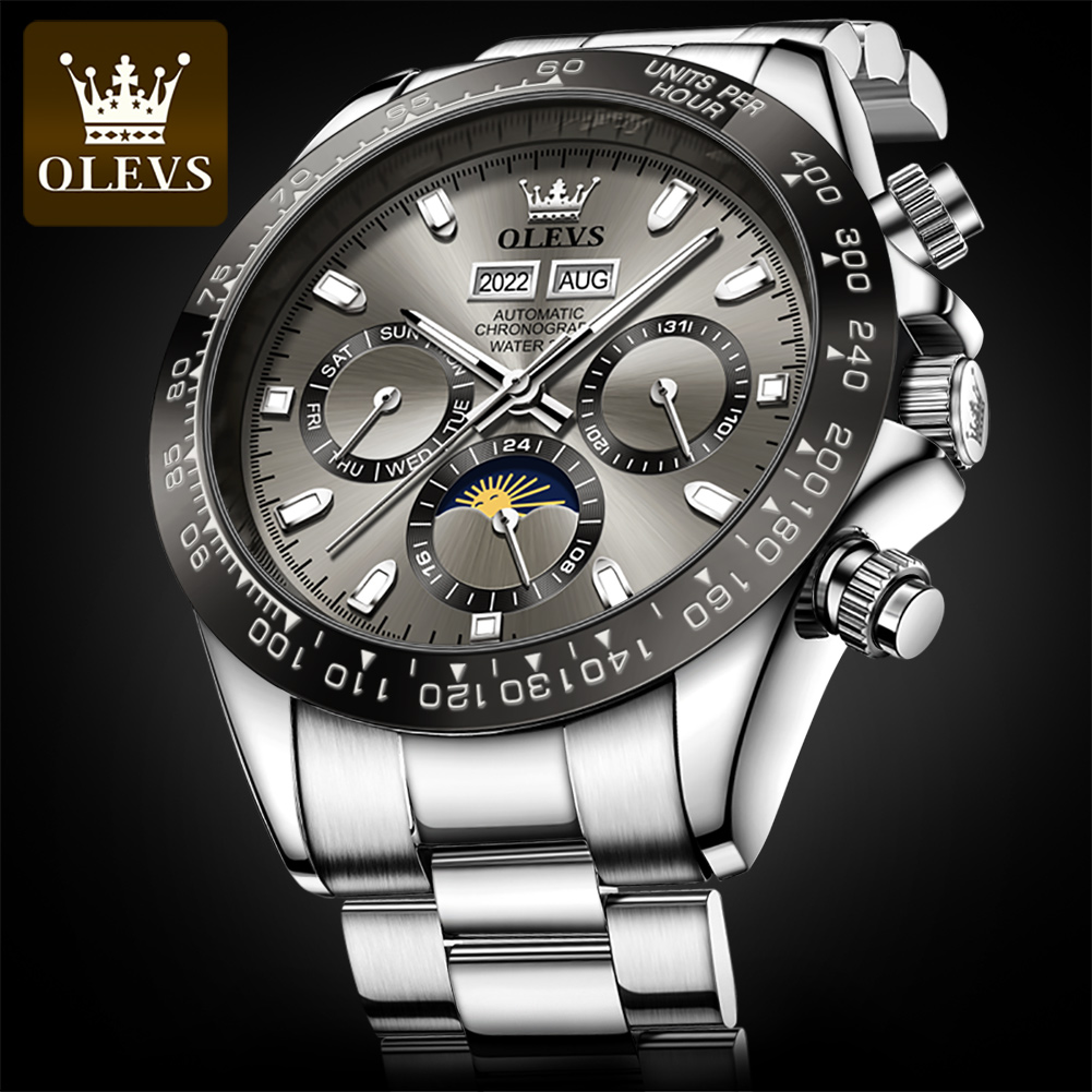OLEVS 6654 Luxury Mens Watch C - Omega Watch Seamaster ulasan dan harga