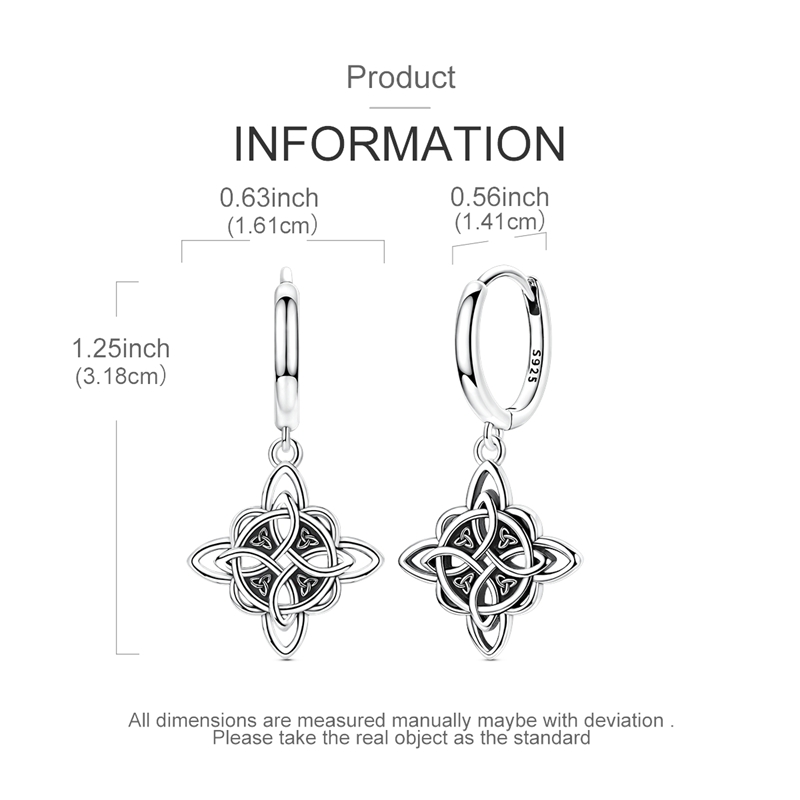 S925 Sterling Silver Heart Dan - Opal Earrings Dangle ulasan dan harga