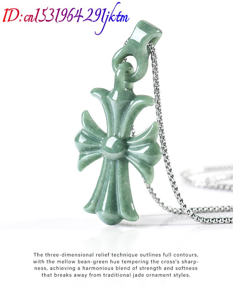 Natural Burmese Jadeite Cross  - Jewelry & Watches Bench ulasan dan harga