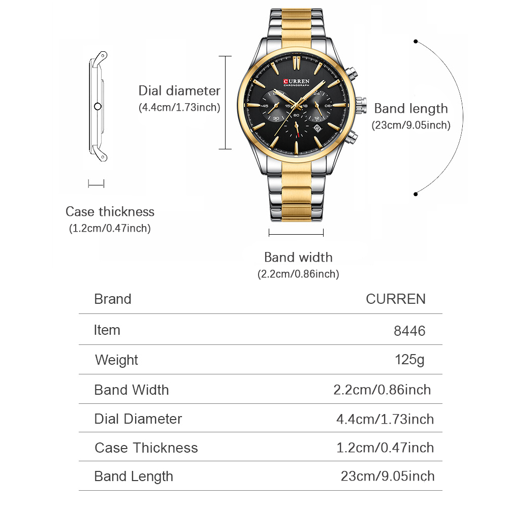 CURREN Casual Quartz Chrono Sp - Jewelry And Watches ulasan dan harga