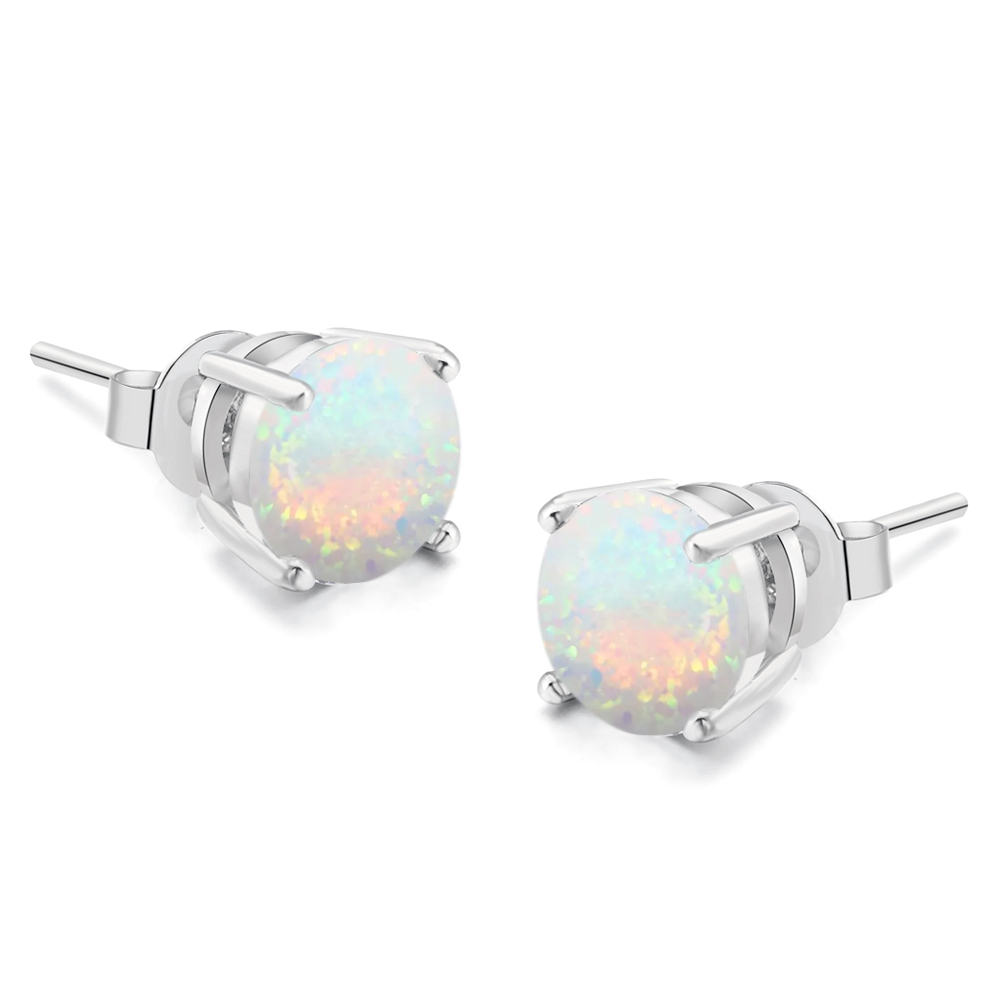 Simple Women's Stud Earrings W - Opal Earrings Dangle ulasan dan harga