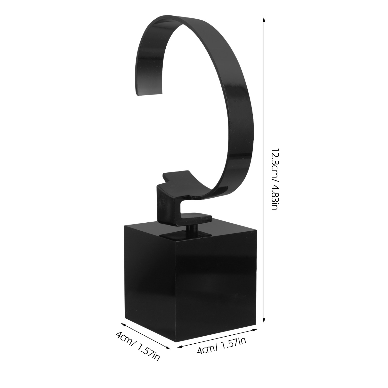 1Pcs Black Acrylic Watch Rack  - Watches Jewelry Holder ulasan dan harga