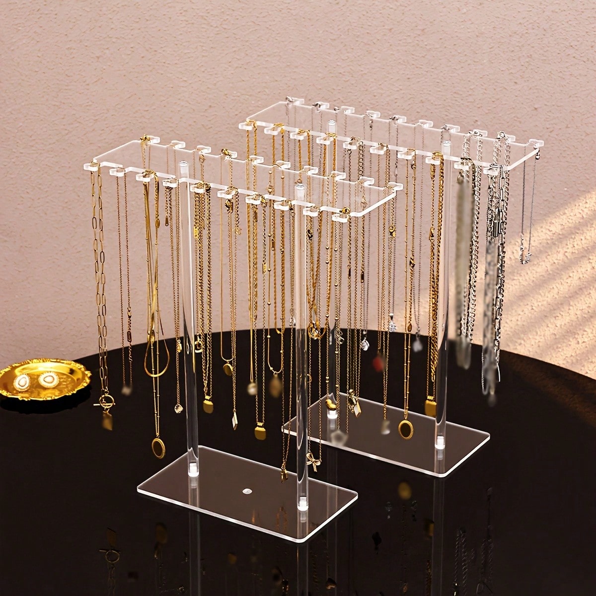 1pc Premium Clear Acrylic Neck - Al Ain Jewelry & Watches Exhibition 2025 ulasan dan harga