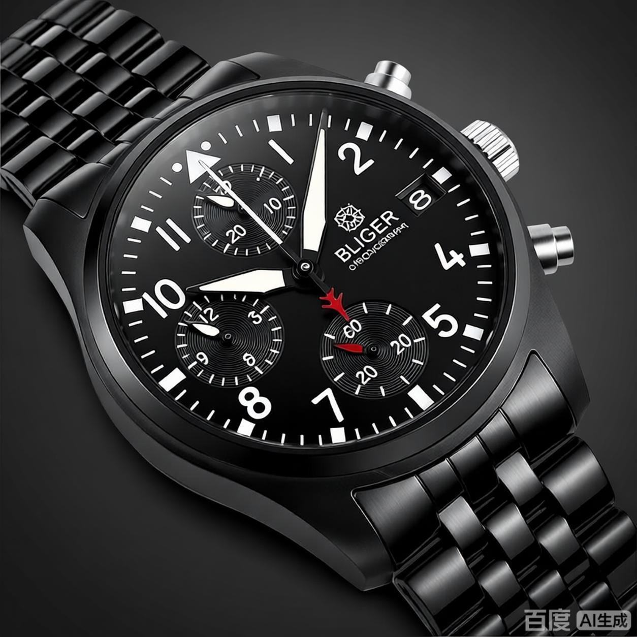 BLIGER Full Black Brushed 38mm - Jewelry And Watches ulasan dan harga