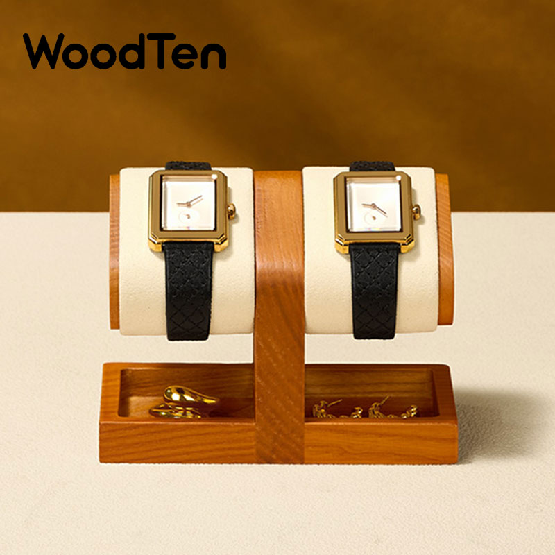 WoodTen Watch Display Stand Wo - Watches Jewelry Holder ulasan dan harga