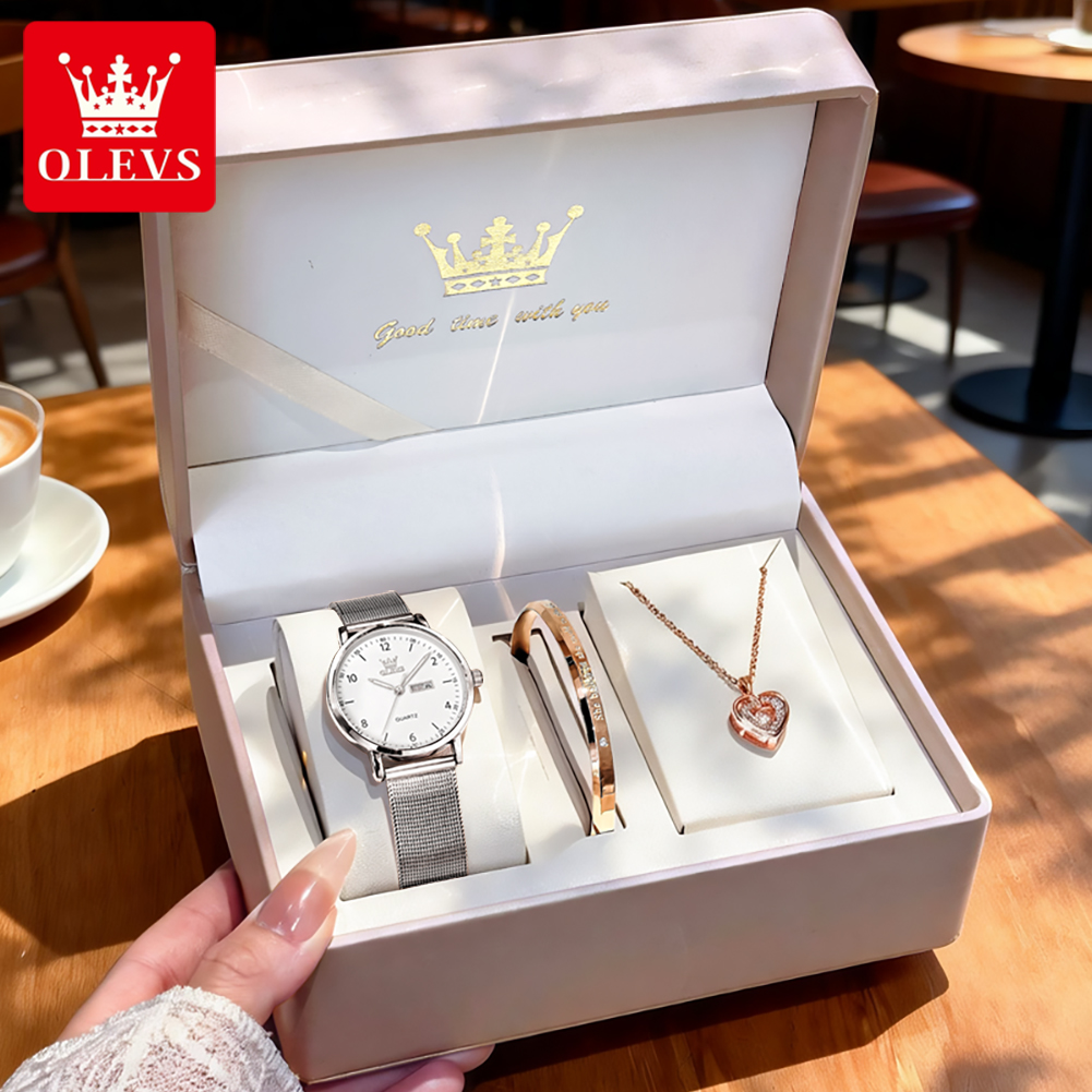 OLEVS 2996 Women Watches Origi - Watch Display Box ulasan dan harga