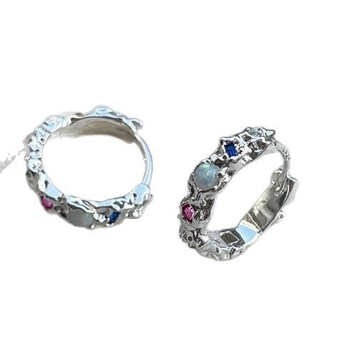 925 Sterling Silver Opal Hoop  - Opal Earrings Dangle ulasan dan harga