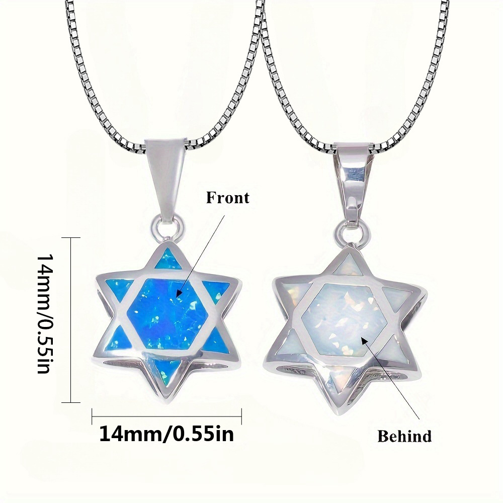 Star of David Opal Pendant Nec - Jewelry & Watches Bench ulasan dan harga