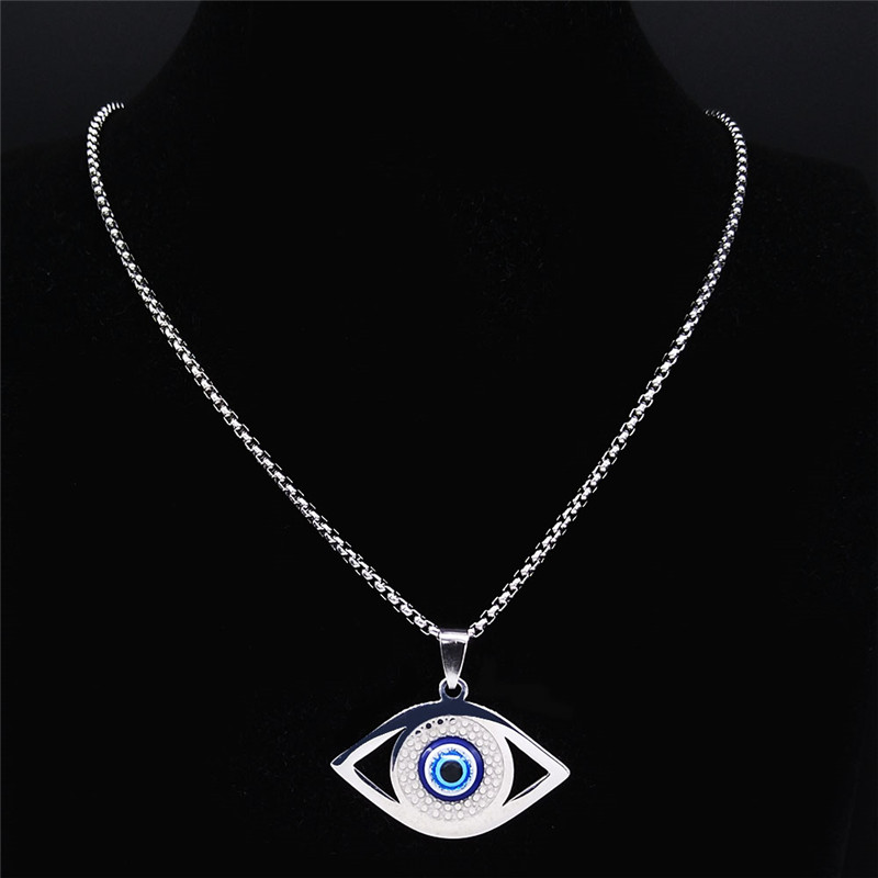Islam Hamsa Evil Blue Eye Neck - Jewelry & Watches Bench ulasan dan harga
