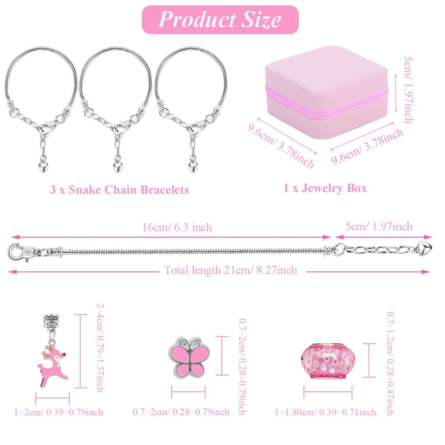 68pcs Pink Beaded Jewelry Set, - Fine Jewelry & Watches Photos ulasan dan harga
