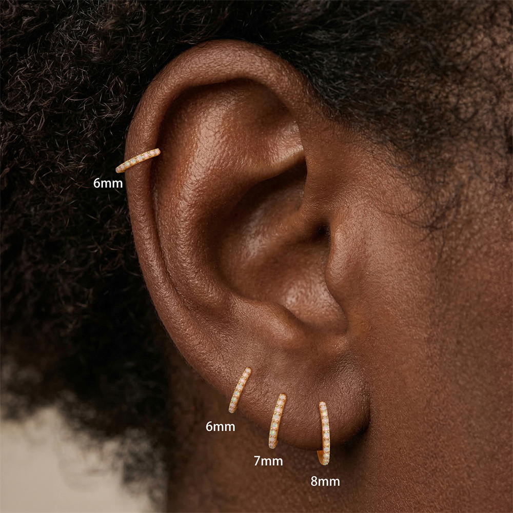 CANNER 1PC 925 Sterling Silver - Opal Earrings Dangle ulasan dan harga